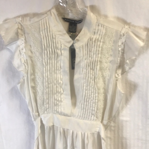 NWT Antilia femme ruffle sleeve blouse - Picture 2 of 4